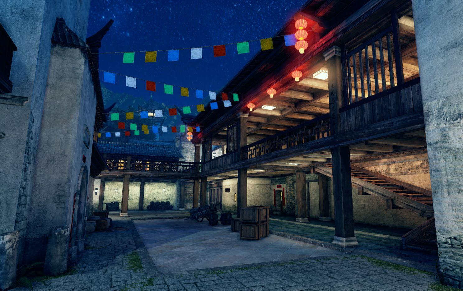 udk eastern village screenshot night 02